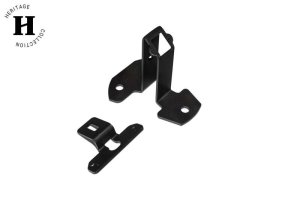 Jeep Wrangler JL Backup Camera Relocation Kit - Addictive Desert Designs - Stealth Fighter Tire Gate - Hammer Black - `18-`26